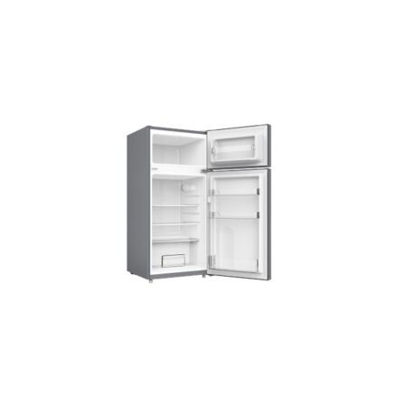 AILYONS Double Door Refrigerator Top Mounted Freezer - Silver