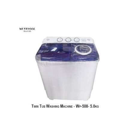 Westpool WP-408A Twin Tub Top Load Washing Machine - 4Kg - White