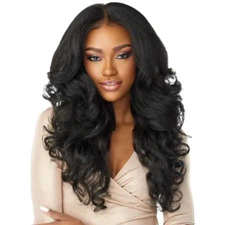 Sensationnel Cloud 9 Glueless Lace Front Wig - LATISHA - BLACK - LENGTH 28"