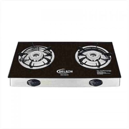 Delron 2 Burner Table Top Gas Stove (DGS-002AB)